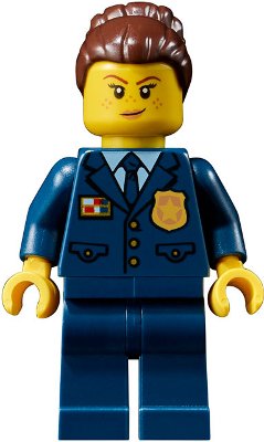 LEGO part Police Officer, Female (twn406)