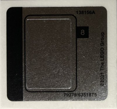 LEGO part Aufkleberbogen für Set 10291, Blatt 3, gespiegelt - (79279/6351875) (10291stk03)