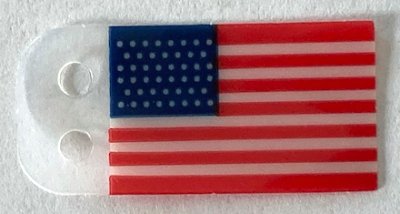 LEGO part Plastic Part for Set 10294 - Flag with United States Circa 1912 Pattern (10294pls01c)