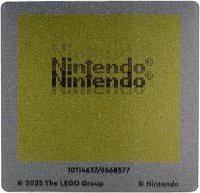 LEGO part Plastic Game Boy Screen with Nintendo Logo Pattern 114637