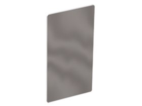LEGO part Foam Plastic Mirror Front and White Paper Backing (20193)