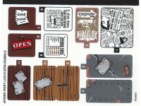 LEGO part Feuille d'Autocollants pour l'Ensemble 21310 - (37480/6218225) 21310stk01