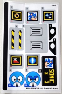 LEGO part Sticker Sheet for Set 21331, Sheet 1 - (93691/6381978) 21331stk01