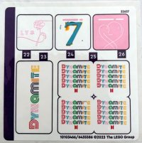 LEGO onderdeel Sticker Sheet for Set 21339, Sheet 4 - (10103466/6435586) 21339stk04