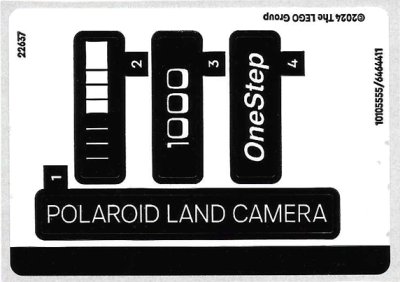 LEGO part Sticker Sheet for Set 21345 - (10105555/6464411) (21345stk01)