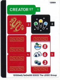 LEGO part Sticker Sheet for Set 31131 - (10100445/6404608) 31131stk01