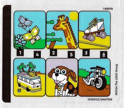 LEGO part Sticker Sheet for Set 31147 - (10106122/6467056) (31147stk01)