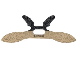 LEGO onderdeel Minifigure Wings Parademon Extended with Center Opening and Webbed Pattern (35029b)