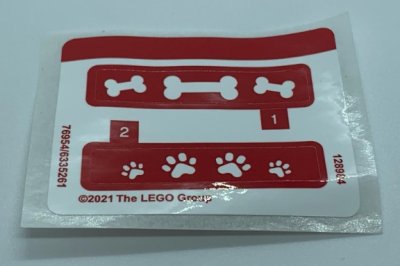 LEGO part Sticker Sheet for Set 40440 - (76954/6335261) (40440stk01)