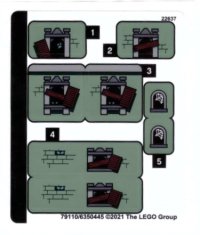 LEGO part Sticker Sheet for Set 40493 - (79110/6350445) 40493stk01
