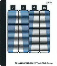 LEGO part Sticker Sheet for Set 40519, Sheet 2 - (96144/6382692) 40519stk02