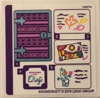 LEGO part Sticker Sheet for Set 41169 - (65539/6283077) 41169stk01