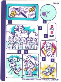 LEGO part Sticker Sheet for Set 41332 - (35934/6208513) 41332stk01