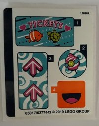 LEGO part Sticker Sheet for Set 41337 - (65017/6277443) 41337stk01