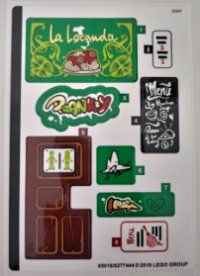 LEGO part Sticker Sheet for Set 41379 - (65018/6277444) 41379stk01