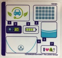 LEGO part Sticker Sheet for Set 41443 - (72753/6325152) 41443stk01