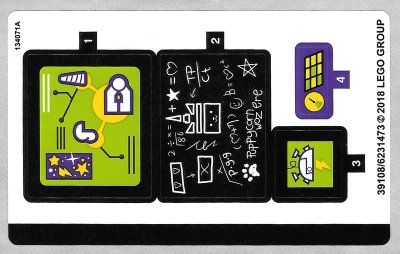 LEGO part Sticker Sheet for Set 41454 - (39108/6231473) (41454stk01)
