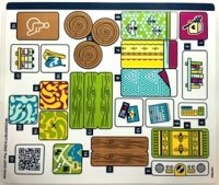 LEGO part Sticker Sheet for Set 41703 - (84123/6373977) 41703stk01