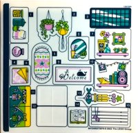 LEGO part Sticker Sheet for Set 41709 - (84124/6373978) 41709stk01