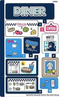 LEGO onderdeel Sticker Sheet for Set 41728 - (10101073/6416428) 41728stk01