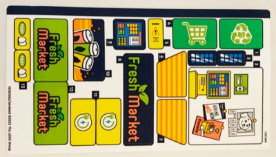 LEGO part Sticker Sheet for Set 41729 - (10101083/6416440) (41729stk01)
