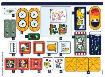 LEGO part Sticker Sheet for Set 41730 - (10101082/6416438) (41730stk01)