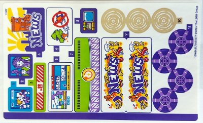 LEGO part Sticker Sheet for Set 41749 - (10103457/6435277) (41749stk01)