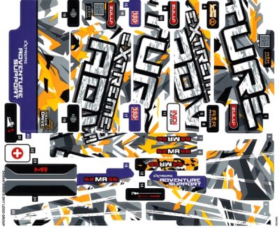 LEGO part Sticker Sheet for Set 42069 - (34354/6194866) (42069stk01)