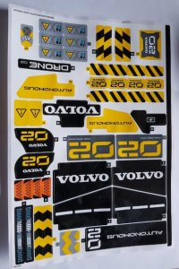 LEGO part Sticker Sheet for Set 42081 - (38959/6228528) 42081stk01