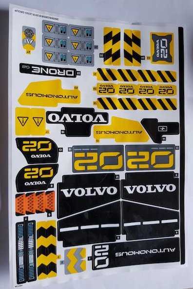 LEGO part Sticker Sheet for Set 42081 - (38959/6228528) (42081stk01)
