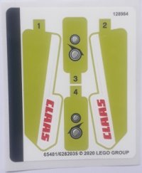 LEGO part Sticker Sheet for Set 42102 - (65481/6282035) 42102stk01