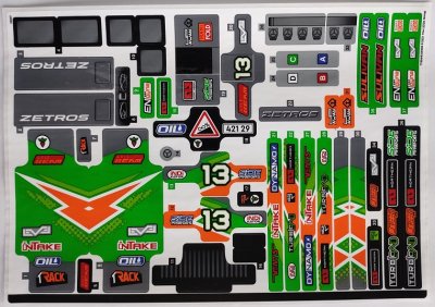 LEGO part Sticker Sheet for Set 42129 - (77604/6338500) (42129stk01)