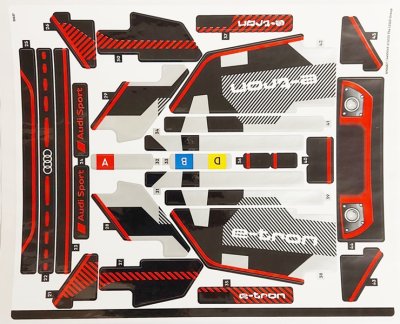 LEGO part Sticker Sheet for Set 42160, Sheet 2 - (10104827/6453063) (42160stk02)