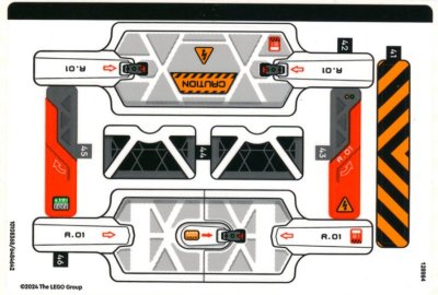 LEGO part Sticker Sheet for Set 42181, Sheet 2 - (10108368/6484642) (42181stk02)