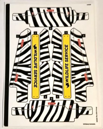 LEGO part Sticker Sheet for Set 42198 - (10110642/6522694) (42198stk01)