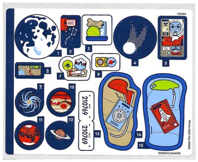 LEGO part Sticker Sheet for Set 42603 - (10106052/6466616) (42603stk01)