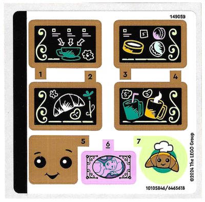 LEGO part Sticker Sheet for Set 42606 - (10105846/6465618) (42606stk01)