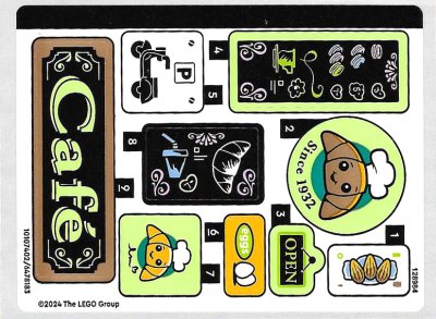 LEGO part Sticker Sheet for Set 42618 - (10107402/6478183) (42618stk01)