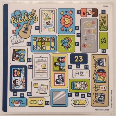 LEGO part Sticker Sheet for Set 42620, Sheet 2 - (10106471/6469458) (42620stk02)