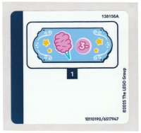 LEGO part Sticker Sheet for Set 42643 - (10110190/6517947) 42643stk01