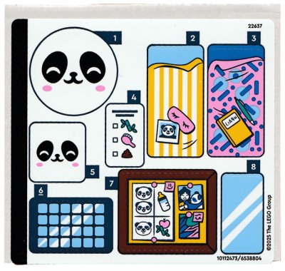 LEGO part Sticker Sheet for Set 42648 - (10112473/6538804) (42648stk01)