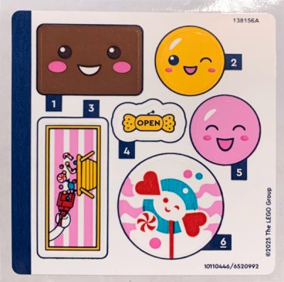 LEGO part Sticker Sheet for Set 42649 - (10110446/6520992) (42649stk01)