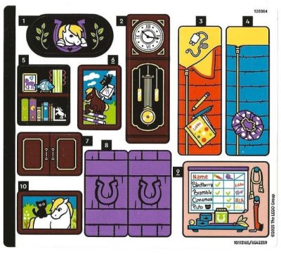 LEGO part Sticker Sheet for Set 42654 - (10113165/6543259) (42654stk01)