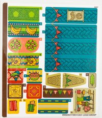 LEGO part Sticker Sheet for Set 43185 - (69662/6317282) 43185stk01