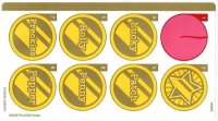 LEGO part Sticker Sheet for Set 43269 - (10114284-6554974) 43269stk01
