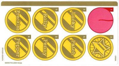 LEGO part Sticker Sheet for Set 43269 - (10114284-6554974) (43269stk01)