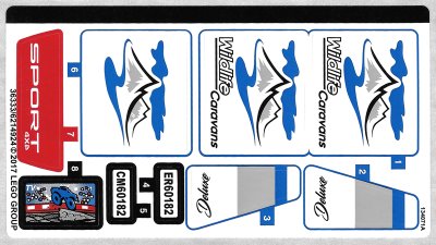LEGO part Sticker Sheet for Set 60182 - (36333/6214924) (60182stk01)