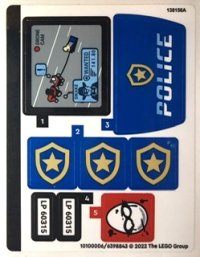 LEGO part Sticker Sheet for Set 60315 - (10100006/6398843) 60315stk01