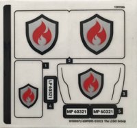 LEGO part Sticker Sheet for Set 60321, Sheet 1 - (10100071/6399095) 60321stk01