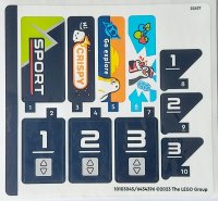LEGO part Sticker Sheet for Set 60366 - (10103045/6434396) 60366stk01